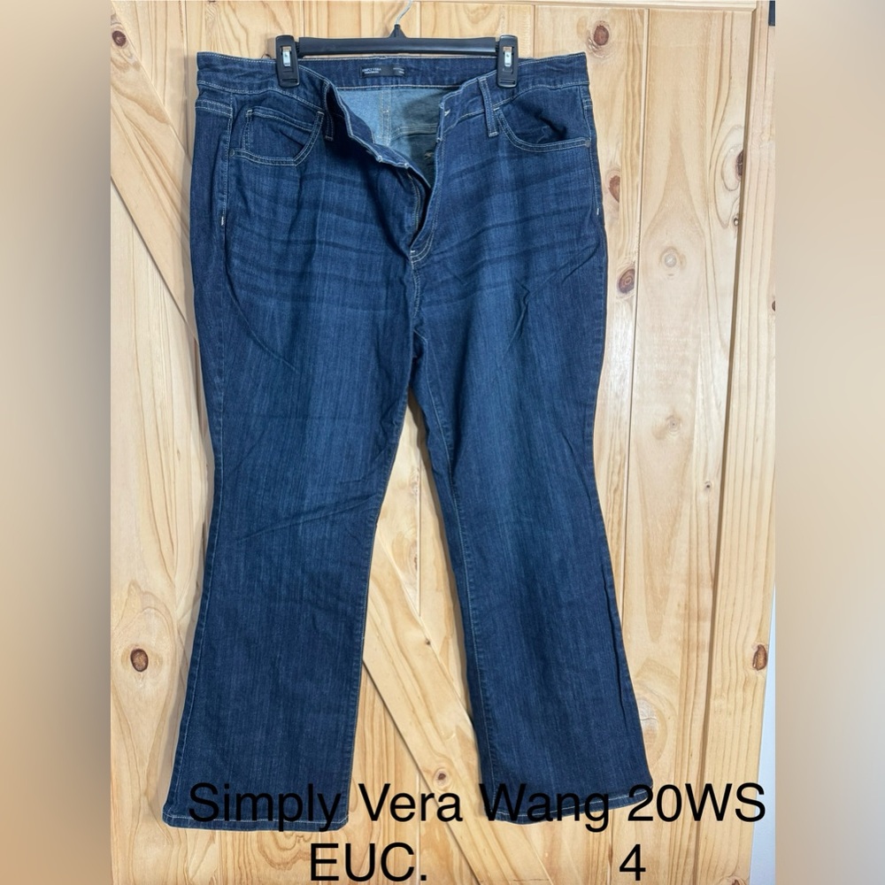 Simply Vera Vera wang Jeans 20WS in excellent used condition